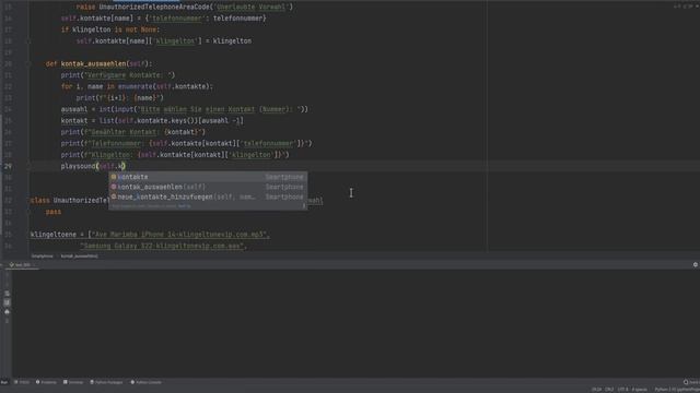 Python Next-Level [objektorientierte Programmierung - Methoden Klasse Smartphone] 007 смотреть онлайн