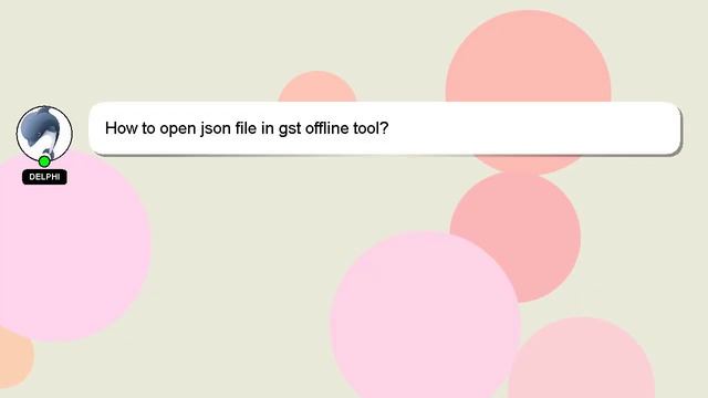 How to open json file in gst offline tool? смотреть онлайн