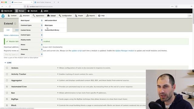 Add Quick Search and Drop-downs to the Toolbar using Admin Toolbar in Drupal смотреть онлайн