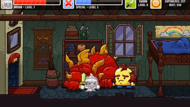 Fighting the salt GUARDIAN and finding the HEBI beast! - Super Chibi Knight gameplay смотреть онлайн