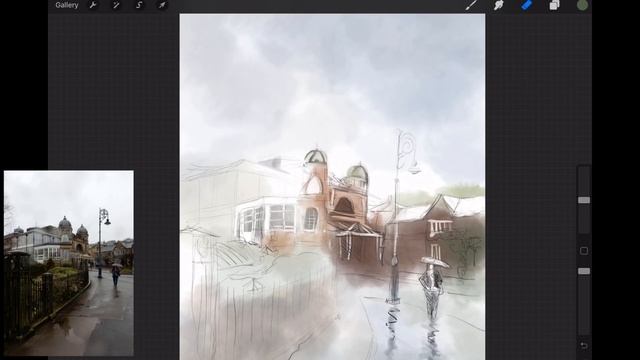 Experimenting with sketching In Procreate смотреть онлайн