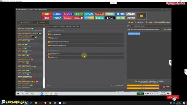 Redmi 4x Santoni Remove MI Account By UnlockTool