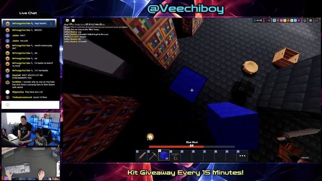 Veechi Birthday Stream! Roblox Bedwars and kit giveaways - Live #17 смотреть онлайн