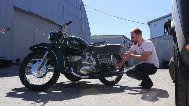 Мотоцикл ИЖ Юпитер от мотоателье Ретроцикл. смотреть онлайн