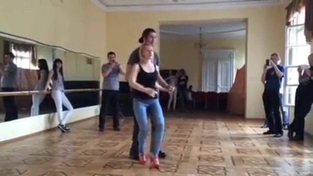 Бачата Олена&Костя урок 6 смотреть онлайн
