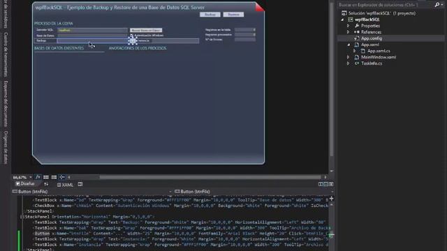 31 Backup Restore Bases de Datos SQL Server en WPF смотреть онлайн