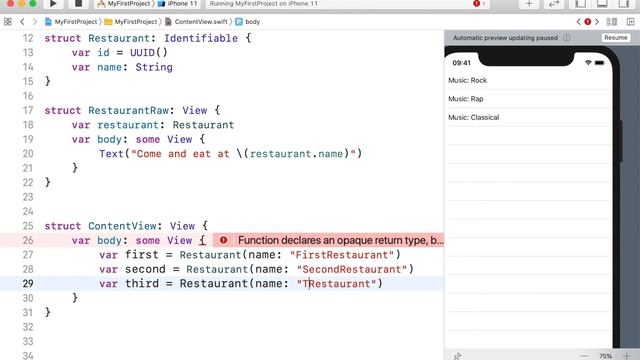 Основы SwiftUI / Урок 12 / List (Список) смотреть онлайн