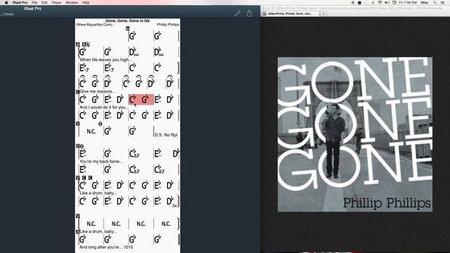 Gone, Gone, Gone. Chords at MyPartitur - Phillip Phillips. смотреть онлайн