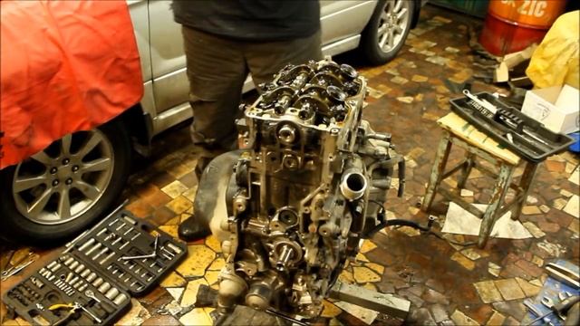 SUBARU FORESTER 2 5 EJ 253 Разборка ДВС смотреть онлайн