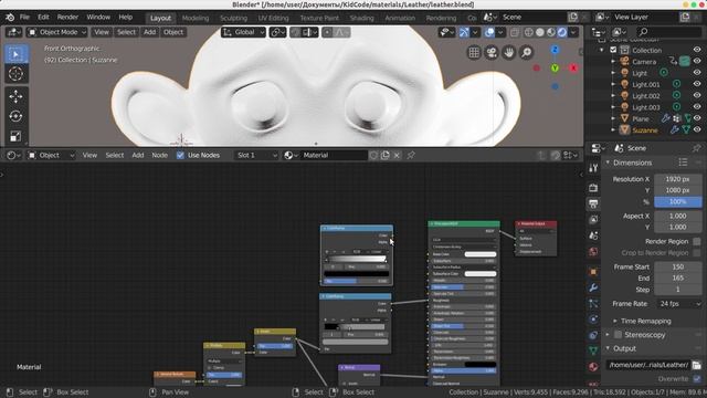 Easy Realistic Leather Material in Blender 2.8 смотреть онлайн