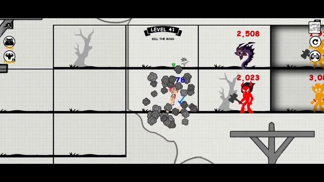 Stick Fight Endless Battle Mobile Game || Level 41 Stickman Defense ios смотреть онлайн