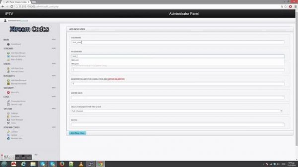 Xtream - Codes IPTV Panel Video Explanation