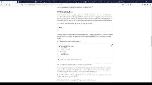 Learning Kotlin Live Episode 62: Coroutine recap смотреть онлайн