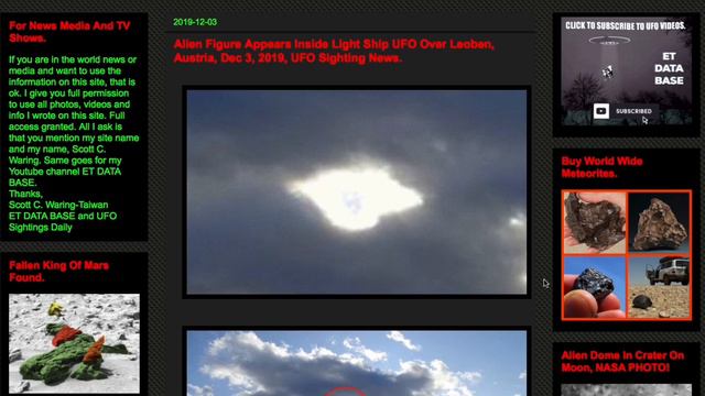 Alien Figure Appears Inside Light Ship UFO Over Leoben, Austria, Dec 3, 2019, UFO Sighting News. смотреть онлайн