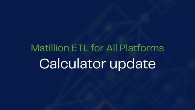 Matillion ETL | 1.64 Release Notes смотреть онлайн