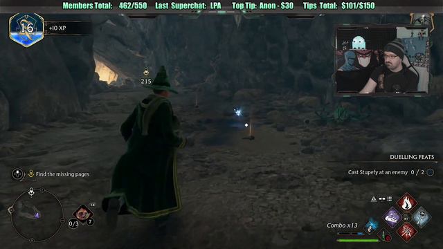 Hogwarts Legacy playthrough pt11 - Forbidden Forest Leads to a Deadly Magical Cave... of SPIDERS! смотреть онлайн