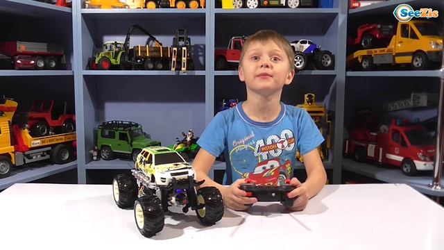 ✔Монстр Трак. Машинка, стреляющая водой. Обзор игрушки от Игорька. Видео для детей. Monster Truck ✔ смотреть онлайн