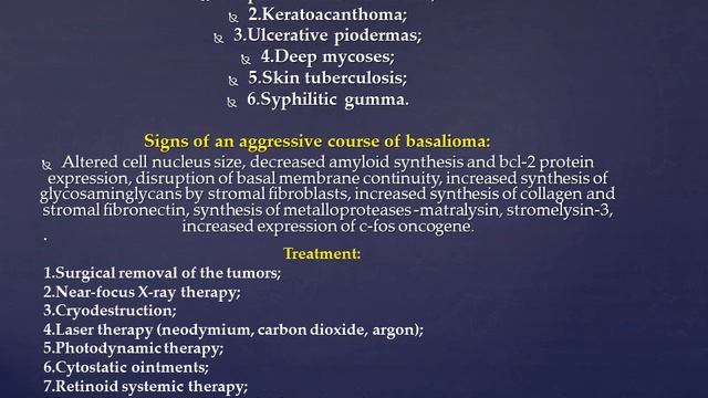 Pre cancerous and cancerous skin diseases. смотреть онлайн