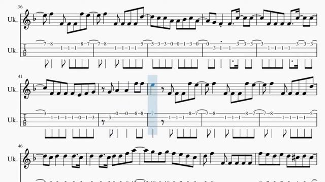Ukulele Tab: How to play Kaikai Kitan (Jujutsu Kaisen) by Eve смотреть онлайн
