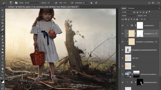 Photoshop Manipulation Tutorial - Make Dramatic Simple Background смотреть онлайн