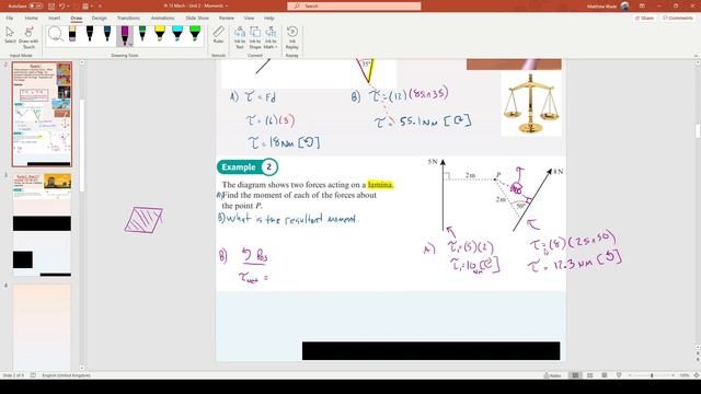 Year 13 Mech - Moments & Resultant Moments (Lesson 1) смотреть онлайн