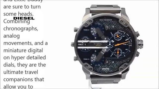 Diesel Men's DZ7331 Mr Daddy 2.0 Analog Display Analog Quartz Grey Watch