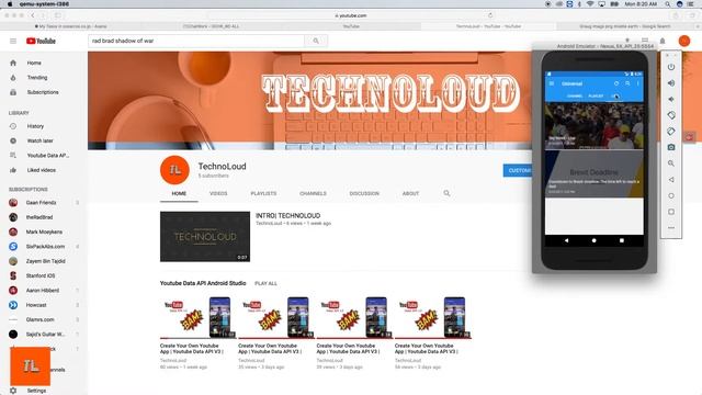 INTRO| Create Your Own Youtube App | Youtube Data API V3 | Android Studio смотреть онлайн