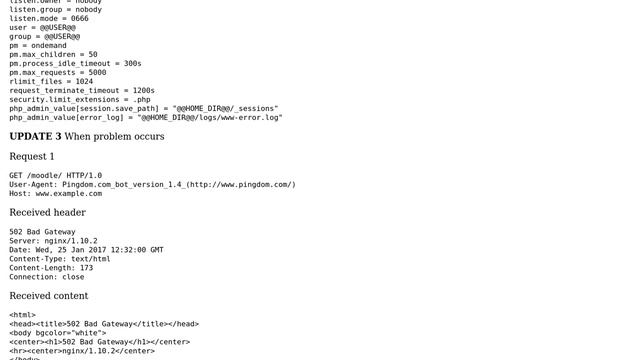 Nginx - PHP7 unexpected FastCGI record while reading response header from upstream смотреть онлайн