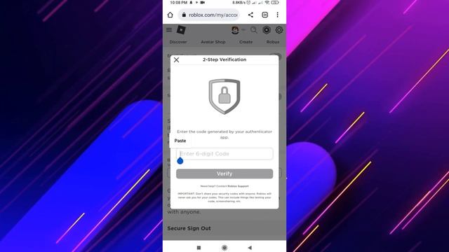 How To Enable Secure Key In Roblox | The Best Way To Protect Roblox Account смотреть онлайн