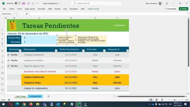 ?Lista de TAREAS PENDIENTES en EXCEL 2022 | CHECKLIST | GRATIS ? смотреть онлайн