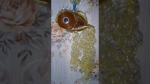 Плетение из капельницы своими руками рыбка.