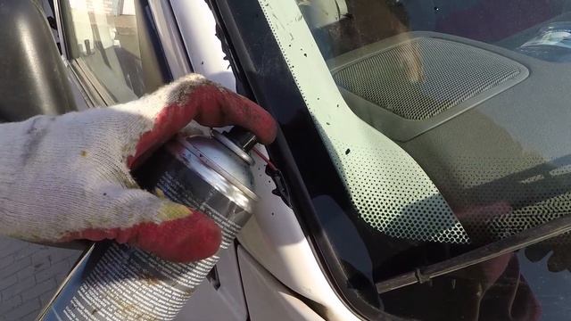 Транспортер Т4 Антикор под резинкой лобового стекла VW T4 026 смотреть онлайн