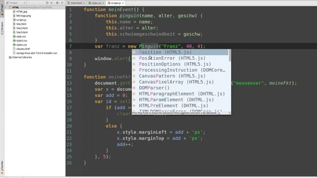JavaScript Tutorial #33 - Konstruktoren смотреть онлайн