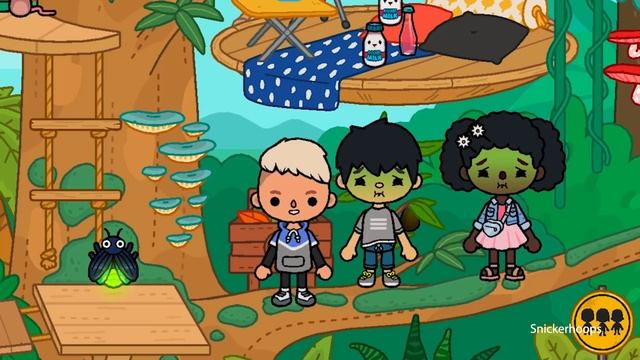 LOST in the JUNGLE Full Story | Sad Story in Toca Life World | Games to Play | Snickerhoops смотреть онлайн