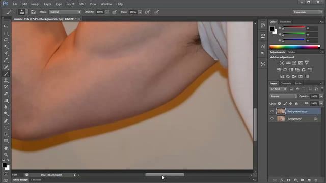 Photoshop CS6 Tutorial - Grow Your Muscle and Transform into a Super Hero! смотреть онлайн