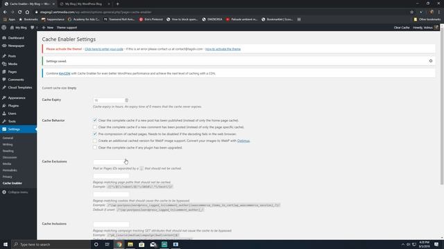 Cache Enabler Tutorial 2019 - How To Setup Cache Enabler Plugin - Cache Enabler Plugin смотреть онлайн