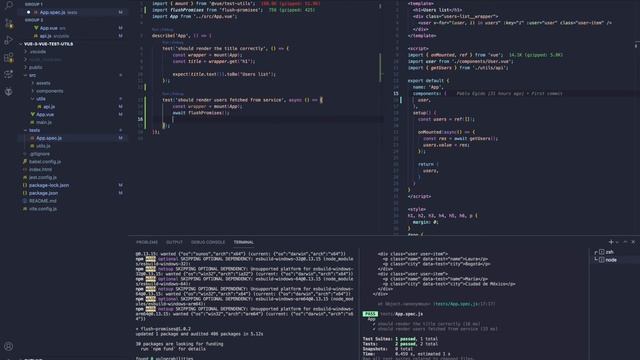 2. Asincronía - Vue Test Utils con Vue 3 смотреть онлайн