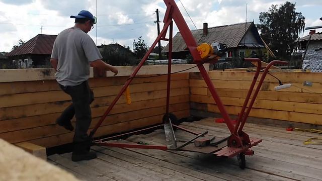 Самодельный кран для стройки дома смотреть онлайн