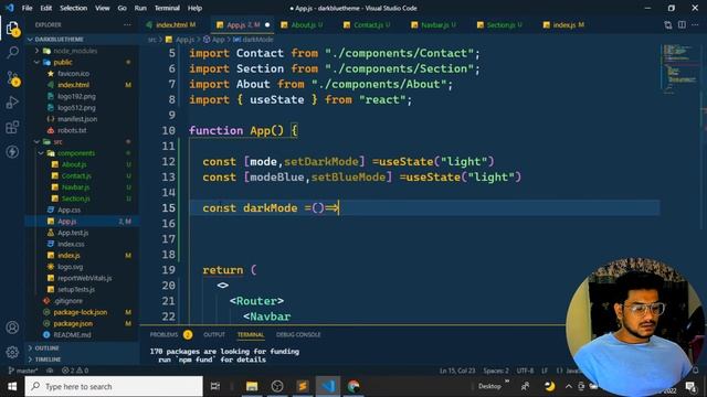 #3. Enable Dark Theme | Blue Theme | ReactJs PROJECT-2 смотреть онлайн