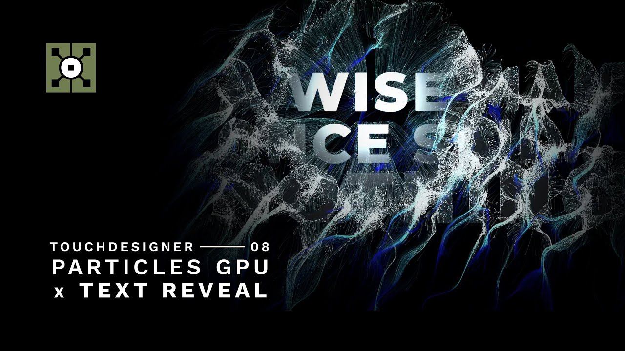 TouchDesigner - ParticlesGPU x Interactive Text Reveal Tutorial смотреть онлайн