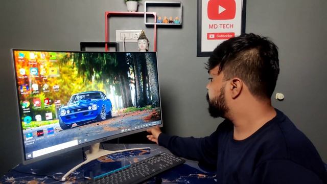acer 32" Curved Monitor Unboxing and Frist look and review ??? смотреть онлайн