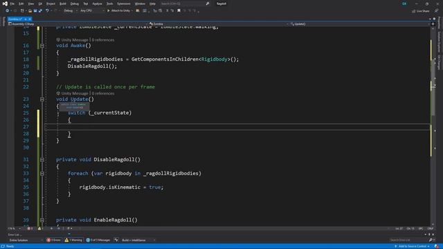 Triggering Ragdoll Physics (Unity Tutorial) смотреть онлайн