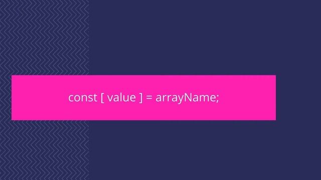 Array Destructuring in JavaScript смотреть онлайн