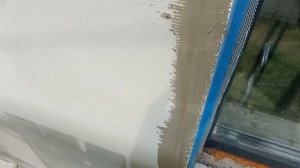 Монтаж профиля оконного примыкания.