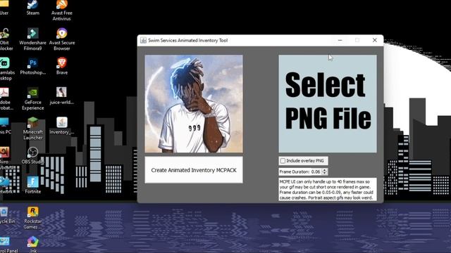 How To Get Animated GIF Inventory In MCPE // Inventory Animator