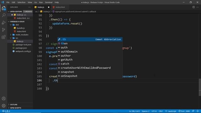 Getting Started with Firebase 9 #12 - Signing Users Up смотреть онлайн