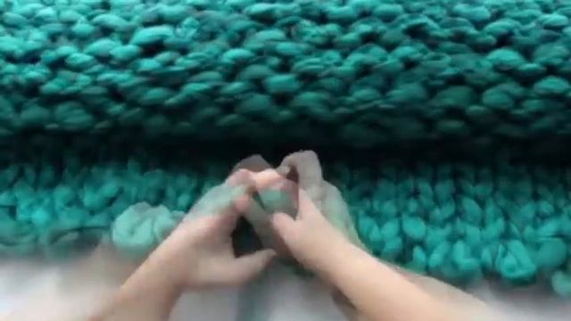 Плед крупной вязки смотреть онлайн