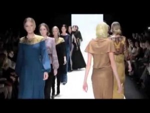 Павлопосадские платки на Fashion Week 2012