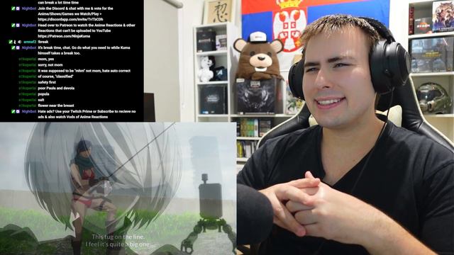 AJI WO KUTTA REACTION | NieR Automata Episode 8 Reaction |  NieR Automata Anime | NieR Automata 1x8