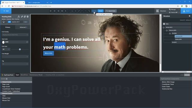 How to create a text rotator with Oxygen Builder and OxyPowerPack смотреть онлайн